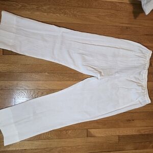 Soft Surroundings White Wide Leg Jumpsuit for Effortless Style